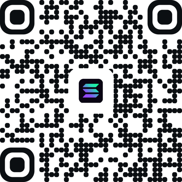 Solana QR code for the TSUKI: Nine Lives donation wallet